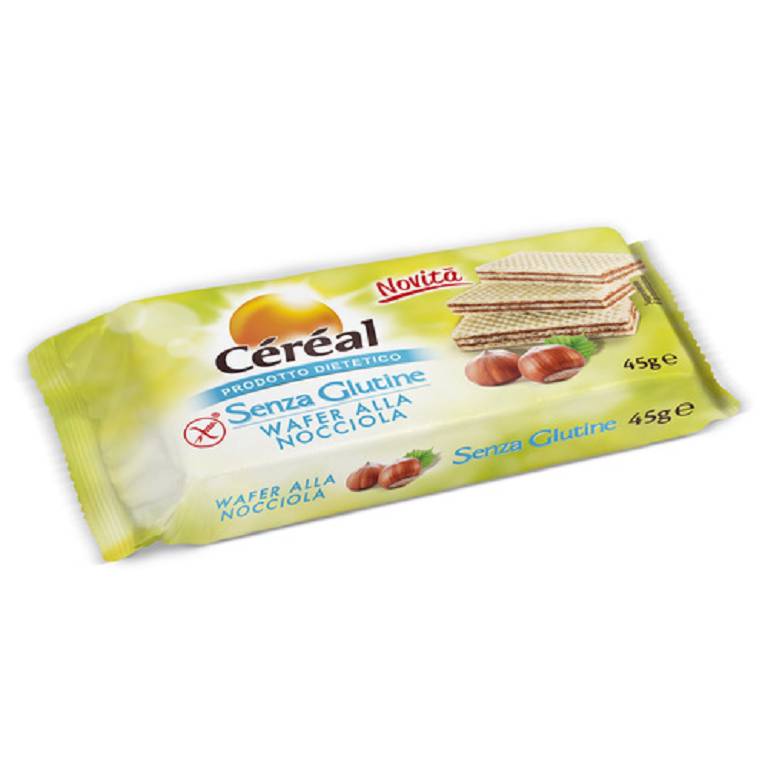 CEREAL WAFER NOCCIOLA S/G 45G