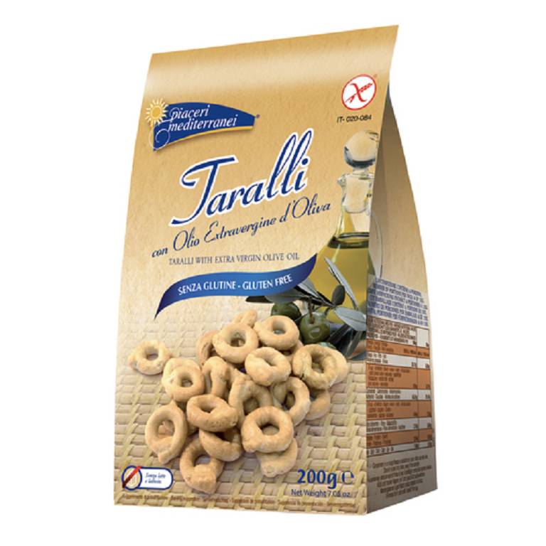 PIACERI MEDIT TARALLI OLIO200G